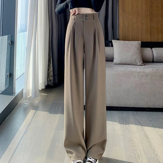 Wide Leg Office Pants