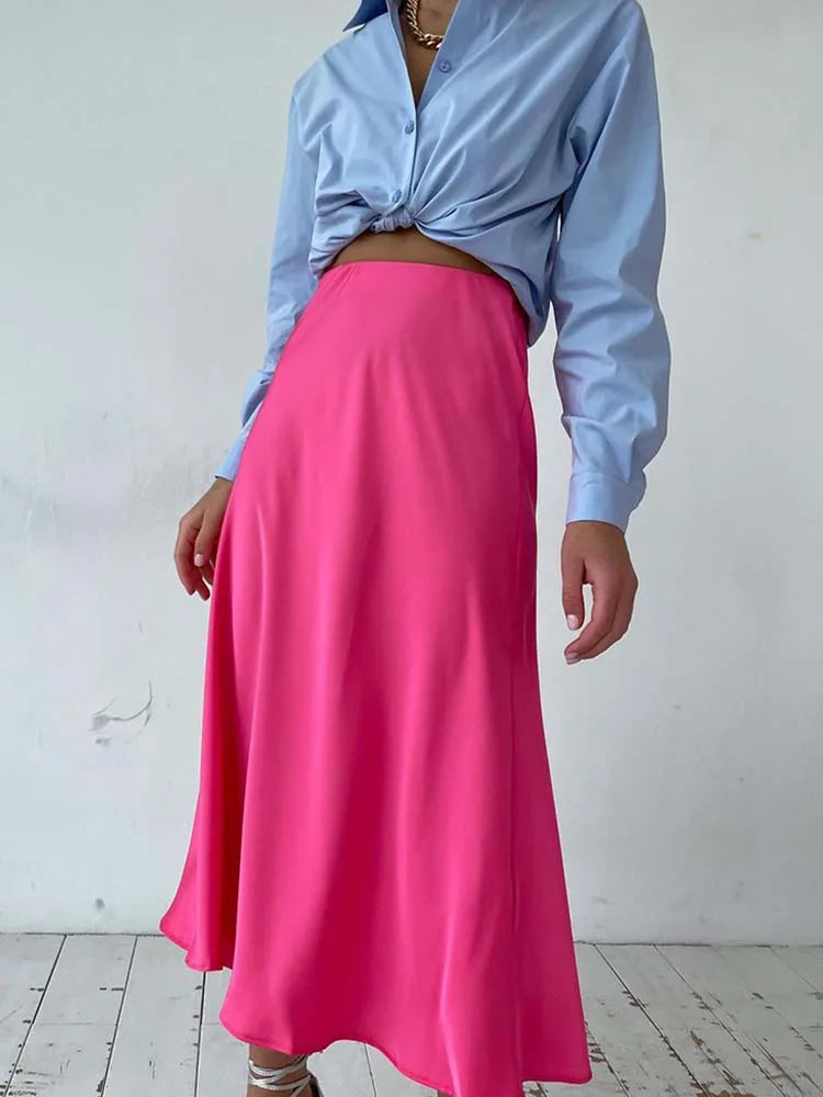 Silk Satin Skirts