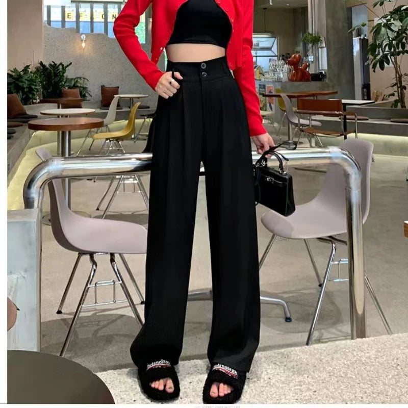 Wide Leg Office Pants